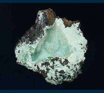 RG0309 Chrysocolla covered with Quartz from Ray Mine, Ray District, near Kearney, Dripping Springs Mts., Pinal County, Arizona, USA RG0309 Chrysocolla covered with Quartz from Ray Mine, Ray District, near Kearney, Dripping Springs Mts., Pinal County, Arizona, USA
