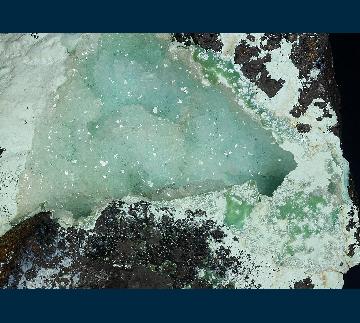 RG0309 Chrysocolla covered with Quartz from Ray Mine, Ray District, near Kearney, Dripping Springs Mts., Pinal County, Arizona, USA RG0309 Chrysocolla covered with Quartz from Ray Mine, Ray District, near Kearney, Dripping Springs Mts., Pinal County, Arizona, USA
