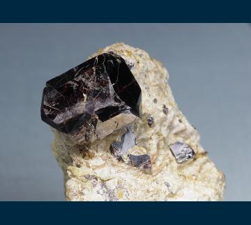 CEJ61-55A Rutile from Champion Mine, White Mts., Mono County, California, USA CEJ61-55A Rutile from Champion Mine, White Mts., Mono County, California, USA