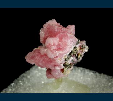 T-265 Rhodochrosite with Pyrite from Sunnyside Mine (American Tunnel), Eureka District, San Juan Co., Colorado, USA T-265 Rhodochrosite with Pyrite from Sunnyside Mine (American Tunnel), Eureka District, San Juan Co., Colorado, USA