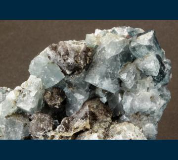 RG0652 Fluorite with Cerussite, Calcite and Wulfenite from Hull Mine, Castle Dome District, Yuma County, Arizona, USA RG0652 Fluorite with Cerussite, Calcite and Wulfenite from Hull Mine, Castle Dome District, Yuma County, Arizona, USA