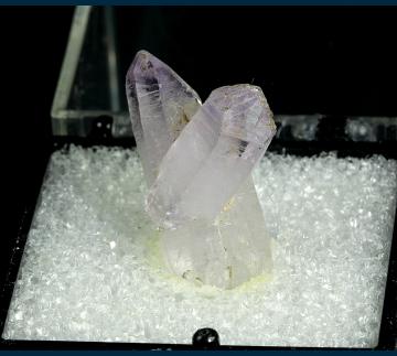 T-269 Quartz (var. Amethyst) from Piedra Parada (Las Vigas), Mun. de Tatatila, Veracruz, Mexico