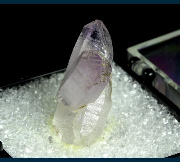 T-269 Quartz (var. Amethyst) from Piedra Parada (Las Vigas), Mun. de Tatatila, Veracruz, Mexico