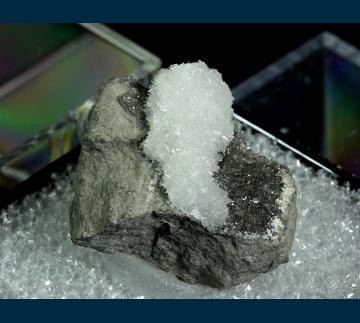 T-273 Strontianite on basalt from Winfield, Union Co., Pennsylvania, USA T-273 Strontianite on basalt from Winfield, Union Co., Pennsylvania, USA