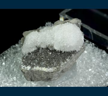 T-273 Strontianite on basalt from Winfield, Union Co., Pennsylvania, USA T-273 Strontianite on basalt from Winfield, Union Co., Pennsylvania, USA