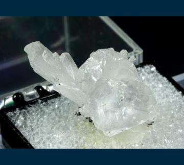 T-279 Hemimorphite with Calcite from Ojuela Mine, Mapimi District, Bufa de Mapimi, Mun. de Mapimi, Durango, Mexico T-279 Hemimorphite with Calcite from Ojuela Mine, Mapimi District, Bufa de Mapimi, Mun. de Mapimi, Durango, Mexico