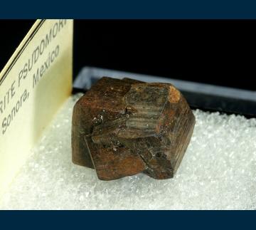 T-295 Goethite (pseudo. after Pyrite) from Sonora, Mexico T-295 Goethite (pseudo. after Pyrite) from Sonora, Mexico