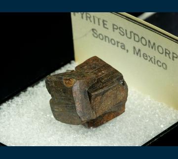 T-295 Goethite (pseudo. after Pyrite) from Sonora, Mexico T-295 Goethite (pseudo. after Pyrite) from Sonora, Mexico