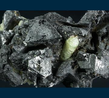 UTH3 Magnetite with Fluorapatite from Iron Springs District (Three Peaks), Iron Co., Utah, USA UTH3 Magnetite with Fluorapatite from Iron Springs District (Three Peaks), Iron Co., Utah, USA