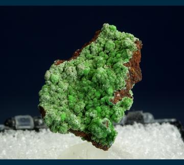 T-302 Conichalcite on Limonite from Ojuela Mine, Mapimi District, Bufa de Mapimi, Mun. de Mapimi, Durango, Mexico T-302 Conichalcite on Limonite from Ojuela Mine, Mapimi District, Bufa de Mapimi, Mun. de Mapimi, Durango, Mexico