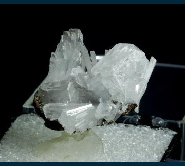 T-310 Hemimorphite with Calcite from Ojuela Mine, Mapimi District, Bufa de Mapimi, Mun. de Mapimi, Durango, Mexico