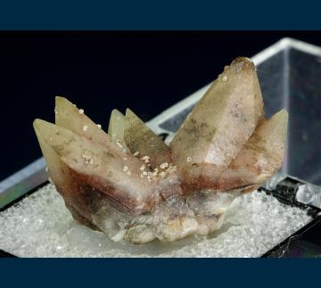 T-331 Laumontite on Calcite from Douglas Co., Oregon, USA T-331 Laumontite on Calcite from Douglas Co., Oregon, USA