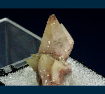 T-331 Laumontite on Calcite from Douglas Co., Oregon, USA T-331 Laumontite on Calcite from Douglas Co., Oregon, USA