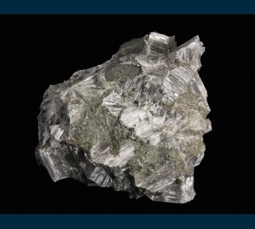 BB5 Ulexite and Probertite from U.S. Borax Mine, Kramer Borate deposit, Boron, Kramer District, Kern Co., California, USA