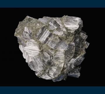 BB5 Ulexite and Probertite from U.S. Borax Mine, Kramer Borate deposit, Boron, Kramer District, Kern Co., California, USA