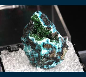 T-017 Libethenite from Ray Mine, Mineral Creek District, Dripping Spring Mts, Pinal Co., Arizona, USA T-017 Libethenite from Ray Mine, Mineral Creek District, Dripping Spring Mts, Pinal Co., Arizona, USA
