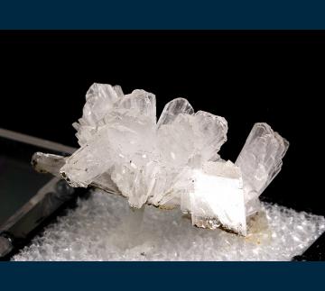 T-018 Hemimorphite with Calcite from Ojuela Mine, Mapimi District, Bufa de Mapimi, Mun. de Mapimi, Durango, Mexico T-018 Hemimorphite with Calcite from Ojuela Mine, Mapimi District, Bufa de Mapimi, Mun. de Mapimi, Durango, Mexico