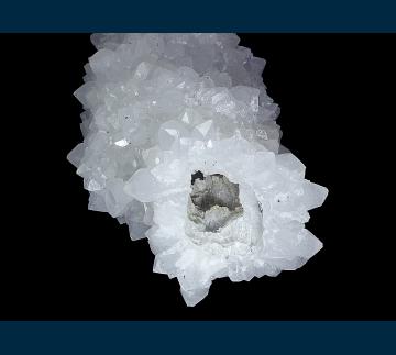 Q247 Quartz ( epimorph cast after Anhydrite? ) from Tentadora Mine, Julcani District, Huancavelica District, Angaraes Privince, Peru