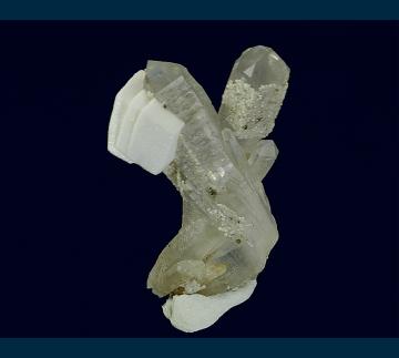 Q189A Quartz and Dolomite from Trepca complex, Kosovska Mitrovica, Kosovo Q189A Quartz and Dolomite from Trepca complex, Kosovska Mitrovica, Kosovo