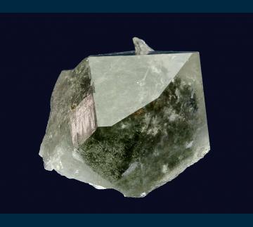 Q263 Quartz with Chlorite? phantom from Diamantina District, Jequitinhonha valley, Minas Gerais, Brazil