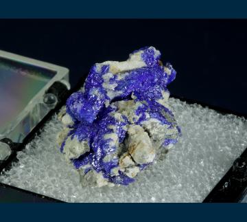 T-195 Linarite from Blanchard Mine, Hansonburg District, Bingham, Socorro County, New Mexico, USA T-195 Linarite from Blanchard Mine, Hansonburg District, Bingham, Socorro County, New Mexico, USA