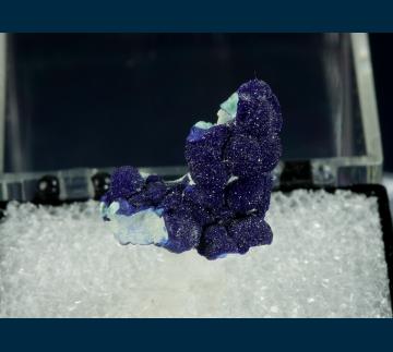 T-198 Azurite on Malachite from Bisbee, Warren District, Cochise Co., Arizona, USA T-198 Azurite on Malachite from Bisbee, Warren District, Cochise Co., Arizona, USA