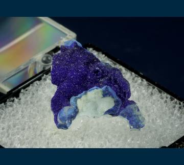 T-204 Azurite on Malachite from Bisbee, Warren District, Cochise Co., Arizona, USA T-204 Azurite on Malachite from Bisbee, Warren District, Cochise Co., Arizona, USA