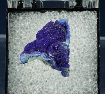 T-204 Azurite on Malachite from Bisbee, Warren District, Cochise Co., Arizona, USA T-204 Azurite on Malachite from Bisbee, Warren District, Cochise Co., Arizona, USA
