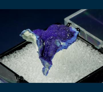 T-204 Azurite on Malachite from Bisbee, Warren District, Cochise Co., Arizona, USA T-204 Azurite on Malachite from Bisbee, Warren District, Cochise Co., Arizona, USA
