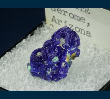 T-206 Azurite from Jerome, Verde District, Black Hill Range, Yavapai Co., Arizona, USA T-206 Azurite from Jerome, Verde District, Black Hill Range, Yavapai Co., Arizona, USA