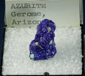 T-206 Azurite from Jerome, Verde District, Black Hill Range, Yavapai Co., Arizona, USA T-206 Azurite from Jerome, Verde District, Black Hill Range, Yavapai Co., Arizona, USA
