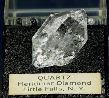 T-223 Quartz (var. Herkimer Diamond) from Little Falls, Herkimer Co., New York, USA