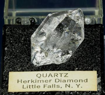 T-223 Quartz (var. Herkimer Diamond) from Little Falls, Herkimer Co., New York, USA T-223 Quartz (var. Herkimer Diamond) from Little Falls, Herkimer Co., New York, USA