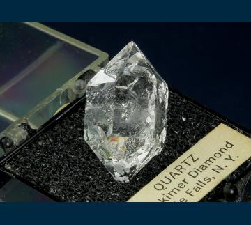 T-223 Quartz (var. Herkimer Diamond) from Little Falls, Herkimer Co., New York, USA T-223 Quartz (var. Herkimer Diamond) from Little Falls, Herkimer Co., New York, USA