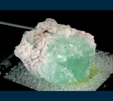 T-154 Rhodochrosite with Flourite from Sunnyside Mine (American Tunnel), Eureka District, San Juan Co., Colorado, USA T-154 Rhodochrosite with Flourite from Sunnyside Mine (American Tunnel), Eureka District, San Juan Co., Colorado, USA