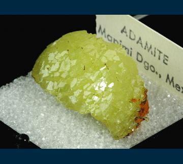 T-163 Adamite from Ojuela Mine, Mapimi District, Bufa de Mapimi, Mun. de Mapimi, Durango, Mexico T-163 Adamite from Ojuela Mine, Mapimi District, Bufa de Mapimi, Mun. de Mapimi, Durango, Mexico
