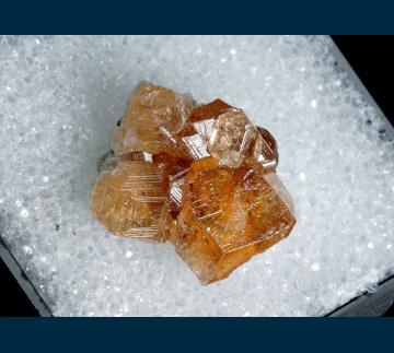 T-184 Grossular (var. Hessonite) garnet from Jeffrey mine, Asbestos, Les Sources RCM, Estrie, Quebec, Canada