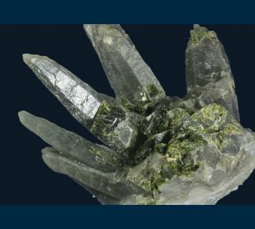 CGR-3 Quartz and Epidote from Kimmeria, Xanthi Prefecture, Thraki Dept., Greece CGR-3 Quartz and Epidote from Kimmeria, Xanthi Prefecture, Thraki Dept., Greece