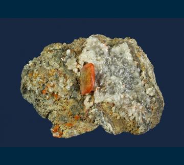 CES-01 Wulfenite from Red Cloud Mine, Silver District, Trigo Mts., La Paz County, Arizona, USA CES-01 Wulfenite from Red Cloud Mine, Silver District, Trigo Mts., La Paz County, Arizona, USA