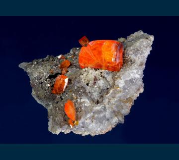 RC02 Wulfenite from Red Cloud Mine, Silver District, Trigo Mts., La Paz County, Arizona, USA