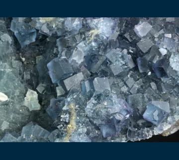 F129B Fluorite with Barite from Royal Flush Mine, Garden Spring Canyon, Bingham, Hansonburg District, Socorro Co., New Mexico, USA F129B Fluorite with Barite from Royal Flush Mine, Garden Spring Canyon, Bingham, Hansonburg District, Socorro Co., New Mexico, USA