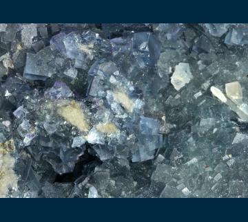 F129B Fluorite with Barite from Royal Flush Mine, Garden Spring Canyon, Bingham, Hansonburg District, Socorro Co., New Mexico, USA F129B Fluorite with Barite from Royal Flush Mine, Garden Spring Canyon, Bingham, Hansonburg District, Socorro Co., New Mexico, USA