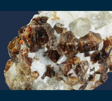 DM17-01 Grossular (var. Hessonite) in Quartz from Harts Range, Central Desert Region, Northern Territory, Australia DM17-01 Grossular (var. Hessonite) in Quartz from Harts Range, Central Desert Region, Northern Territory, Australia