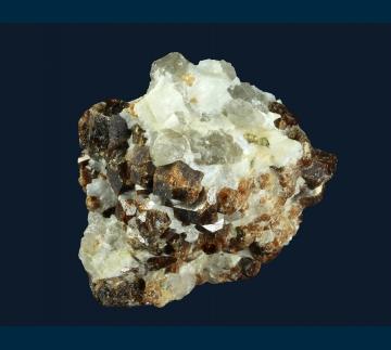 DM17-01 Grossular (var. Hessonite) in Quartz from Harts Range, Central Desert Region, Northern Territory, Australia DM17-01 Grossular (var. Hessonite) in Quartz from Harts Range, Central Desert Region, Northern Territory, Australia