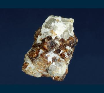 DM17-01 Grossular (var. Hessonite) in Quartz from Harts Range, Central Desert Region, Northern Territory, Australia DM17-01 Grossular (var. Hessonite) in Quartz from Harts Range, Central Desert Region, Northern Territory, Australia