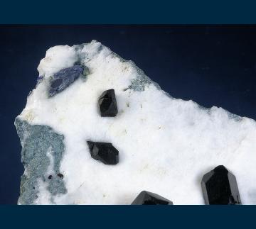 DGM-02 Neptunite with Benitoite from Dallas Gem Mine, New Idria District, Diablo Range, San Benito Co., California, USA