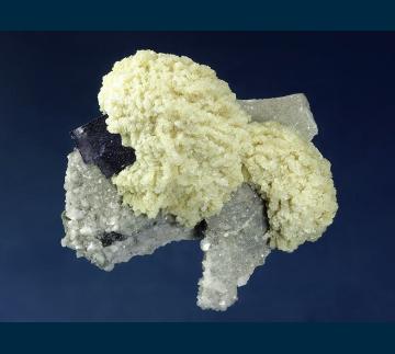 MMH-01 Barite (Strontian) and Fluorite on Dolomite from Elmwood Mine, Middle Tennessee District, Carthage, Smith County, Tennessee, USA MMH-01 Barite (Strontian) and Fluorite on Dolomite from Elmwood Mine, Middle Tennessee District, Carthage, Smith County, Tennessee, USA