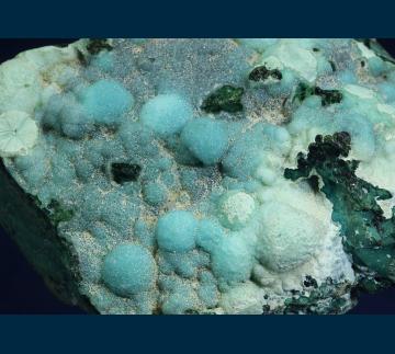 MMH-02 Gem Chrysocolla with Malachite and Tenorite from Globe-Miami District, Gila Co., Arizona, USA MMH-02 Gem Chrysocolla with Malachite and Tenorite from Globe-Miami District, Gila Co., Arizona, USA