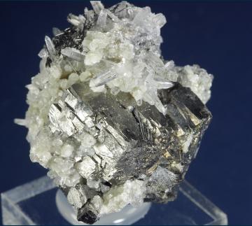 MMH-13 Arsenopyrite with Jamesonite and Quartz from Yaogangxian Mine, Yizhang Co., Chenzhou Prefecture, Hunan, China MMH-13 Arsenopyrite with Jamesonite and Quartz from Yaogangxian Mine, Yizhang Co., Chenzhou Prefecture, Hunan, China