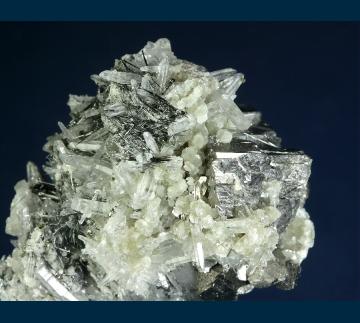 MMH-13 Arsenopyrite with Jamesonite and Quartz from Yaogangxian Mine, Yizhang Co., Chenzhou Prefecture, Hunan, China MMH-13 Arsenopyrite with Jamesonite and Quartz from Yaogangxian Mine, Yizhang Co., Chenzhou Prefecture, Hunan, China